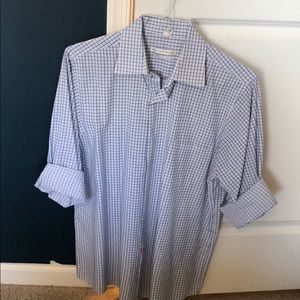 White pattern Dress Shirt